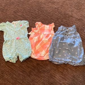 Baby summer rompers